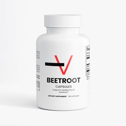 VasoLabs™ Organic Beetroot Capsules - Nitric Oxide Support for Heart Health & Energy